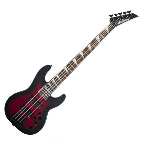 Бас-гитара Jackson JS Series Concert Bass JS3VQ Transparent Red Burst